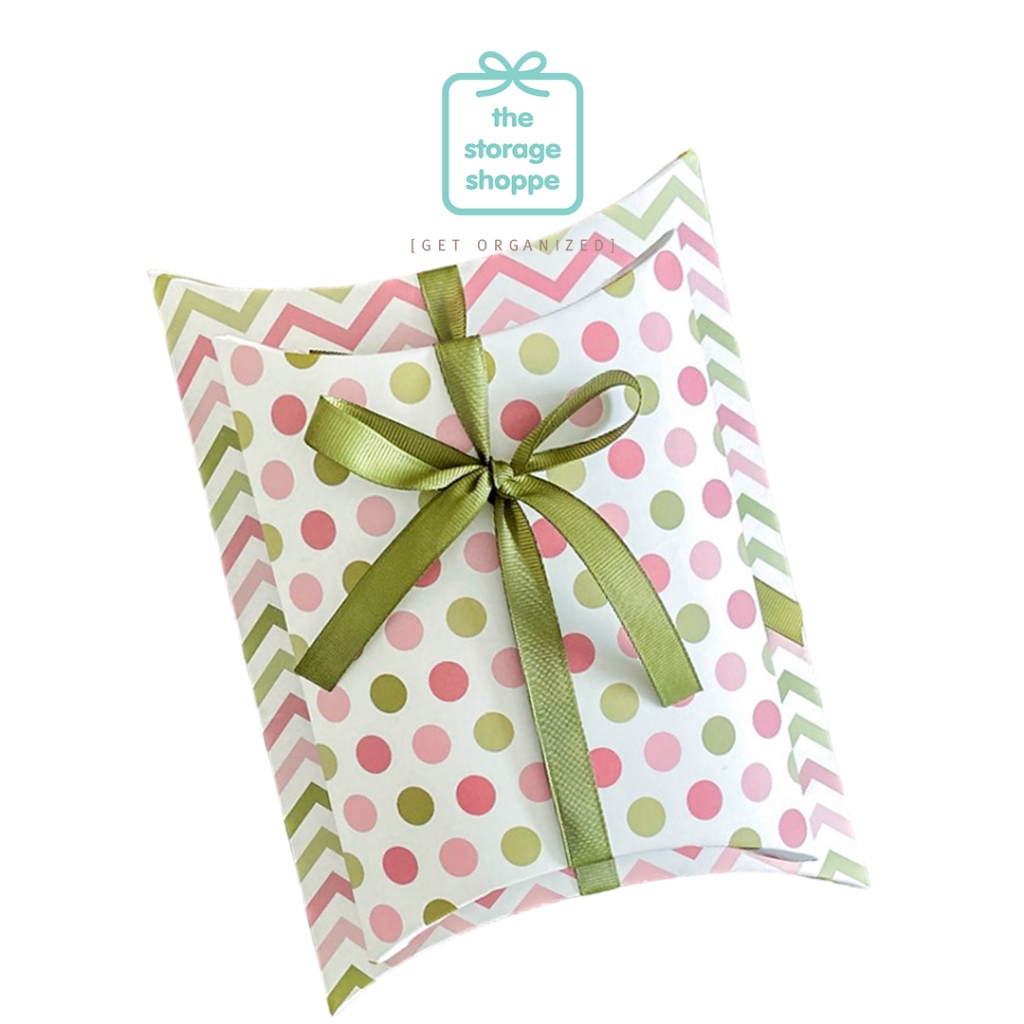 The Storage Shoppe - Pillow Box Polka Dot Chevron 4