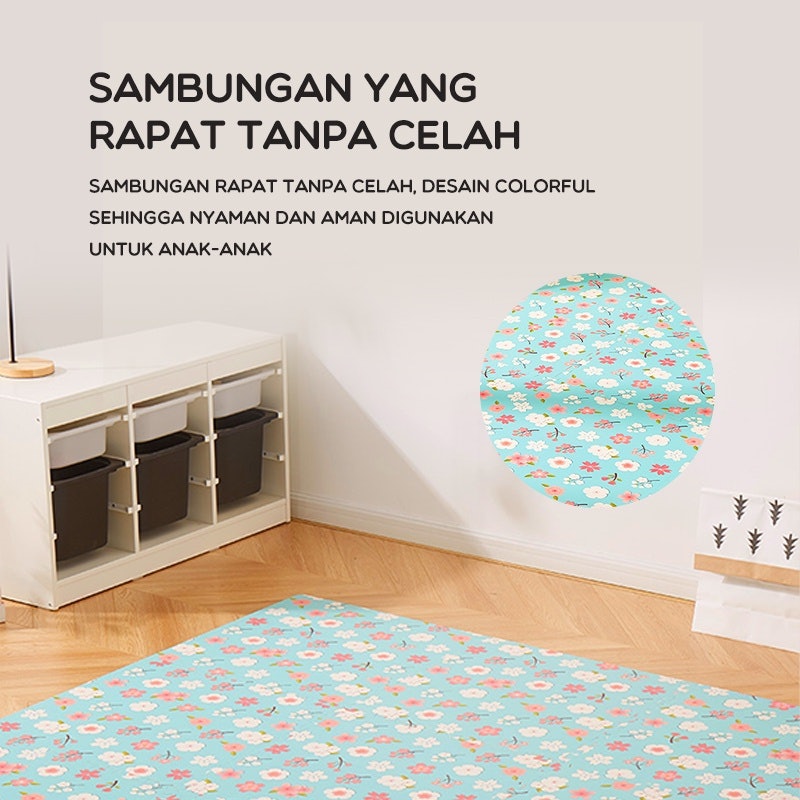Matras Puzzle Motif Bunga 5