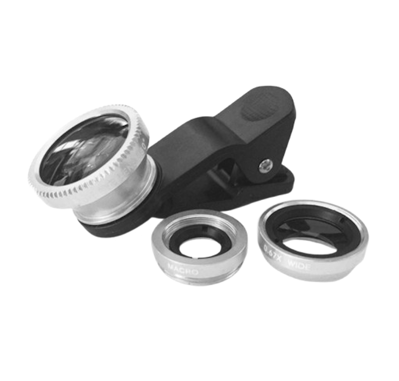MOTOM 3in1 Lensa Kamera Fisheye Wide Angle 1