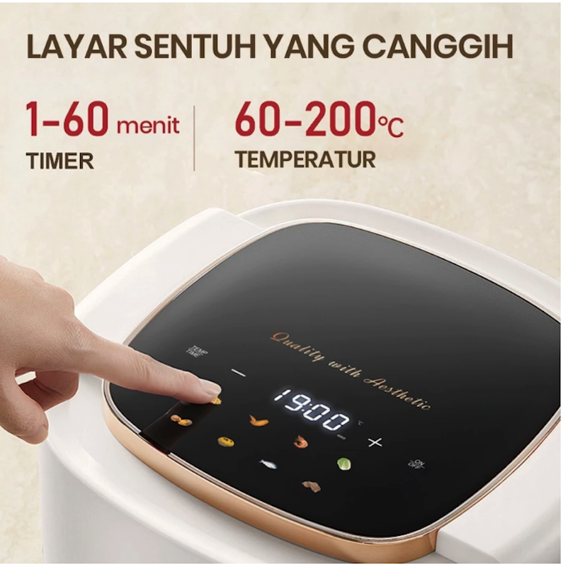 Mecoo Air Fryer Transparan 2