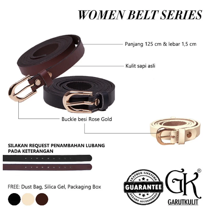 Garut Kulit GK Women Belt 5