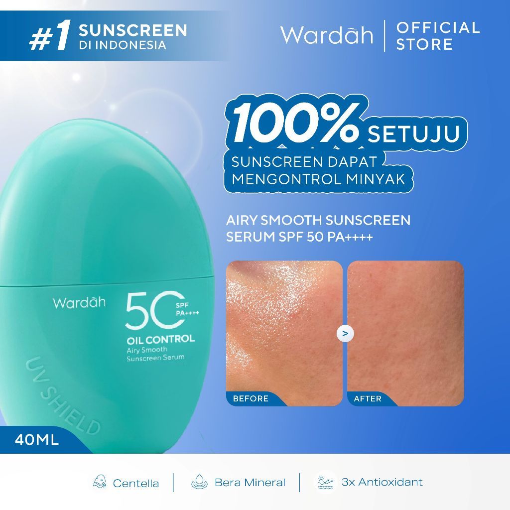 50 SPF PA++++ Oil Control Airy Smooth Sunscreen Serum 4