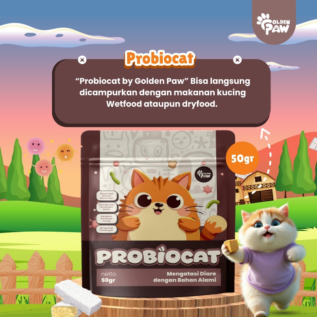 Golden Paw ProbioCat 50 gr 4