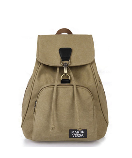 Martin Versa Tas Ransel Wanita Serut Kanvas Backpack Woman TR5