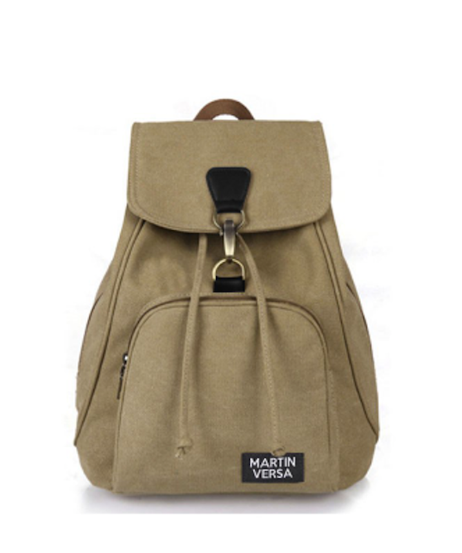 Tas Ransel Wanita Serut Kanvas Backpack Woman TR5 3
