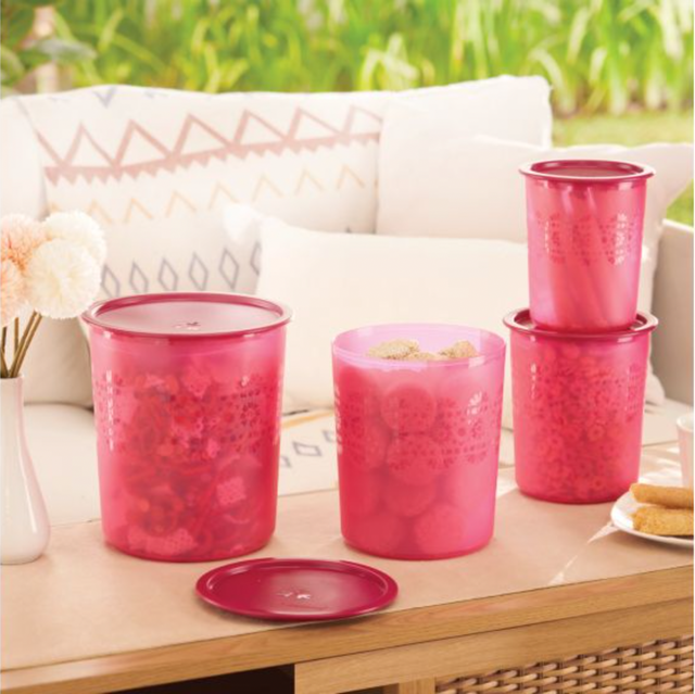 Tupperware Raya Mosaic Canister Set