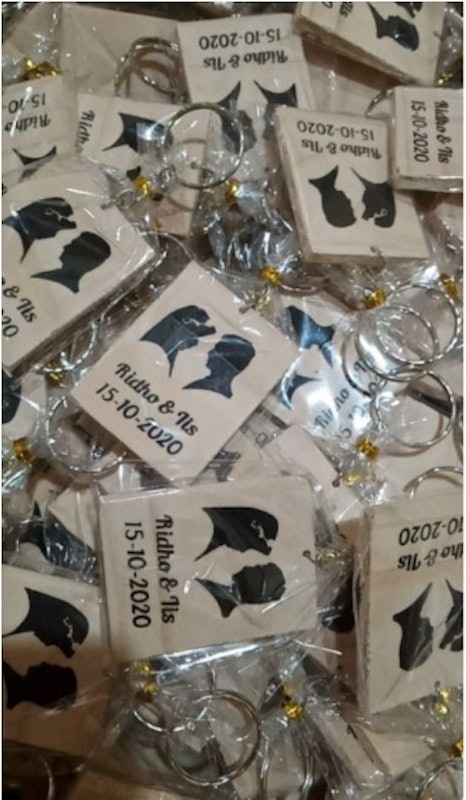 Souvenir Gantungan Kunci Kayu 2