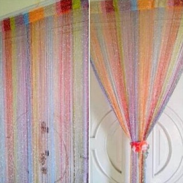 Tirai Glitter Pelangi