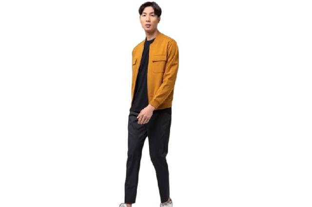 The Executive Bomber Jacket with Double Flap Pocket 5