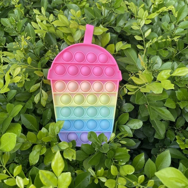  Pop It Boba Rainbow Premium 