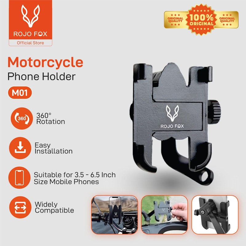 Rojo Fox Motorcycle Phone Holder 5