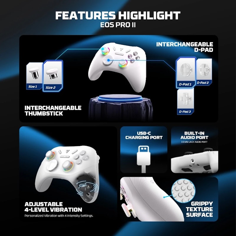 EOS PRO II Series Bluetooth Gamepad 3