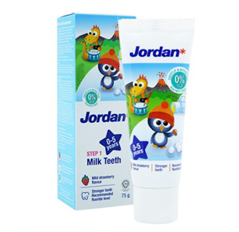 Jordan Kids Toothpaste Step 1