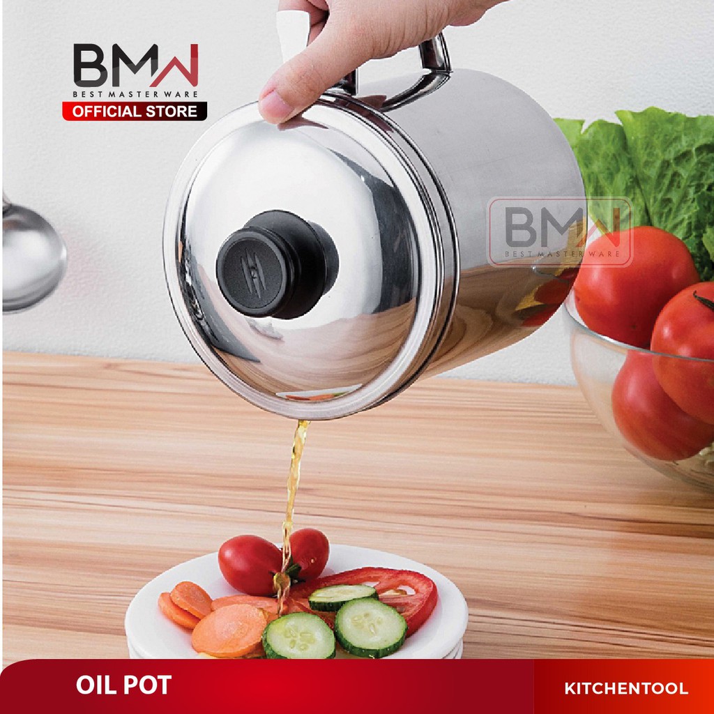   BMW Kitchen Ware Oil Pot Stainless Steel
