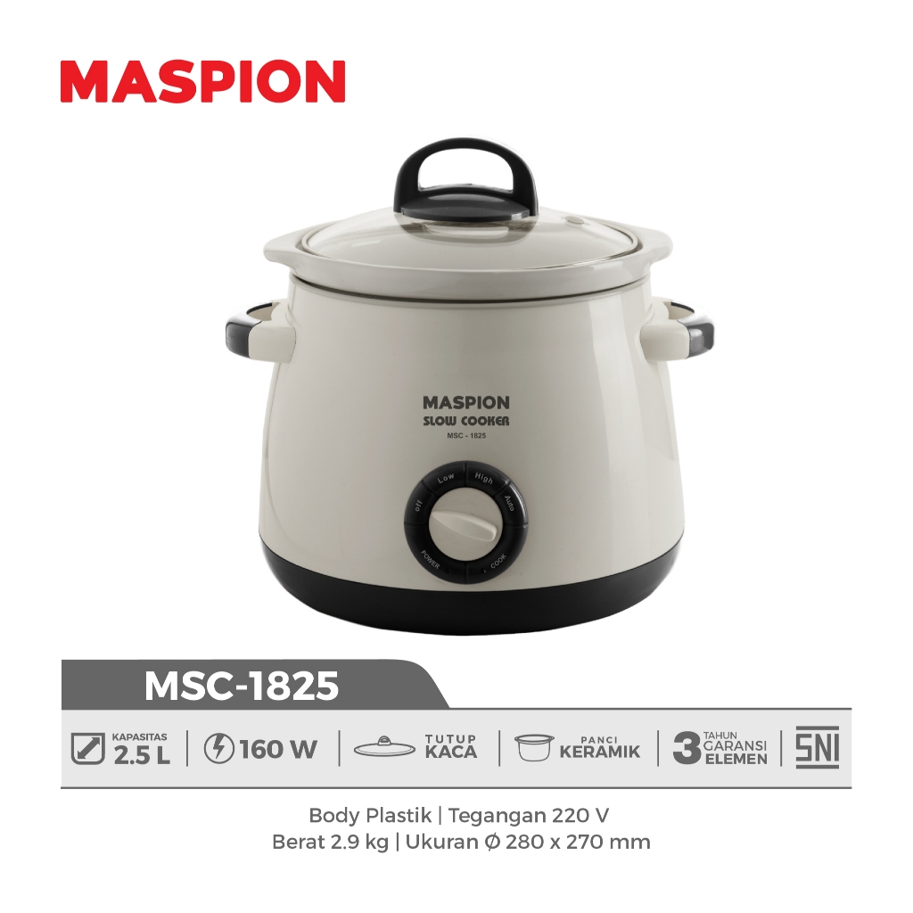 Maspion Group Maspion Slow Cooker MSC-1825