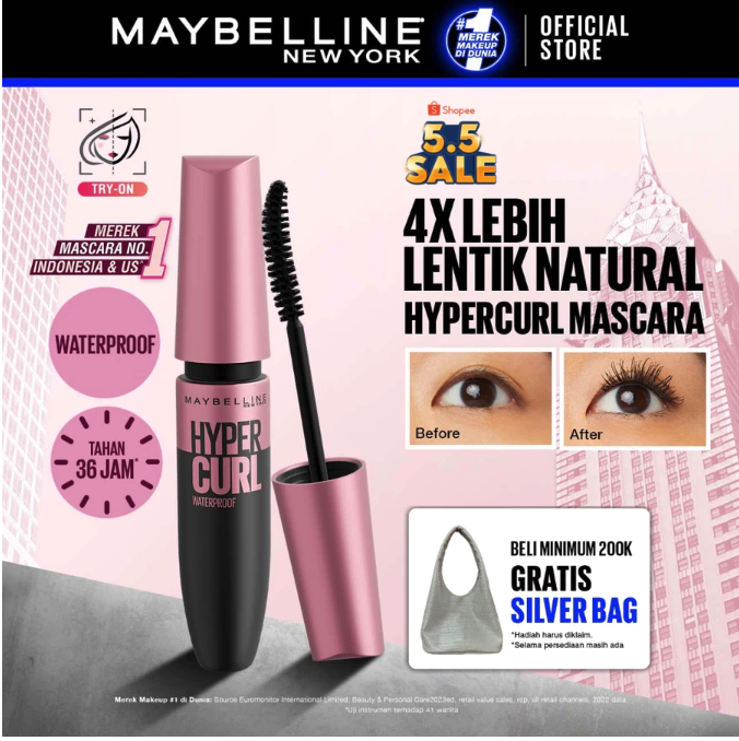 L'Oréal Maybelline New York Volume Express Hypercurl Mascara Waterproof