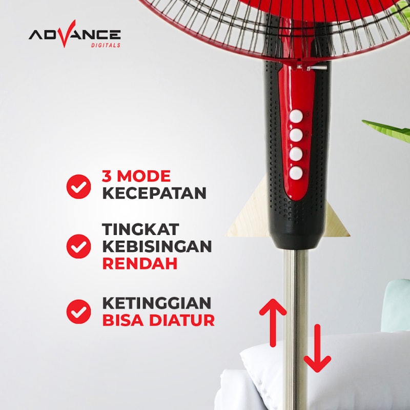 Advance 16 inch Stand Fan Votre 4