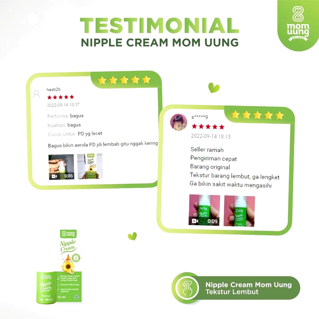 Ibu Anak Sukses Mom Uung Nipple Cream