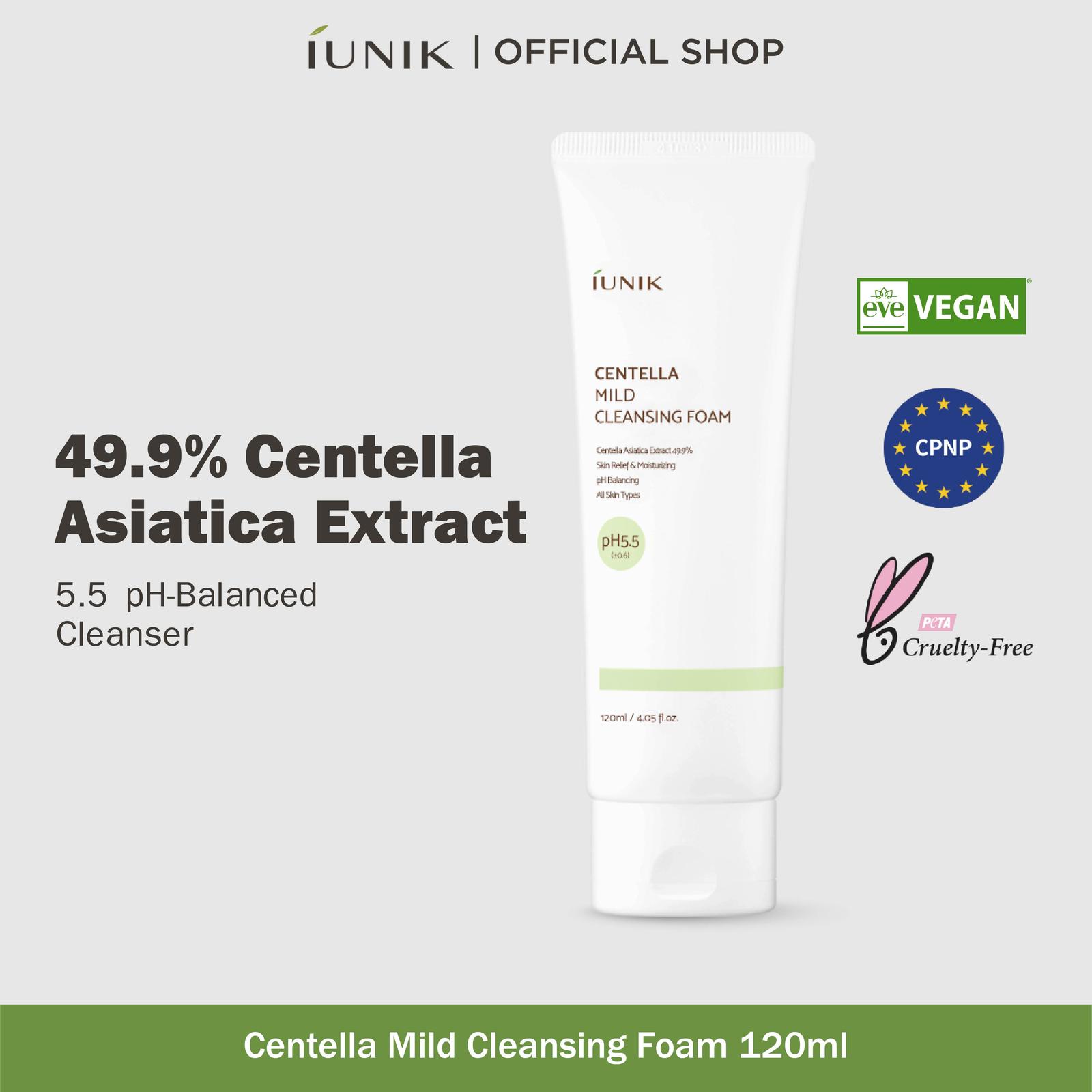 IUNIK Centella Mild Cleansing Foam 5