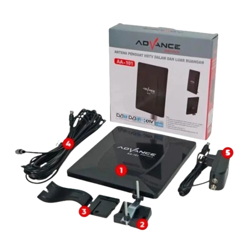 Advance Antena Penguat HDTV Dalam dan Luar Ruangan ｜ AA-101