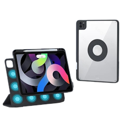 Goojodoq Upgraded Tablet Case 360 Degree Rotating for iPad Series