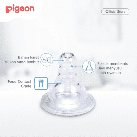 Botol Susu PP Clear RP 240Ml Pink W/ S-Type Nipple 5