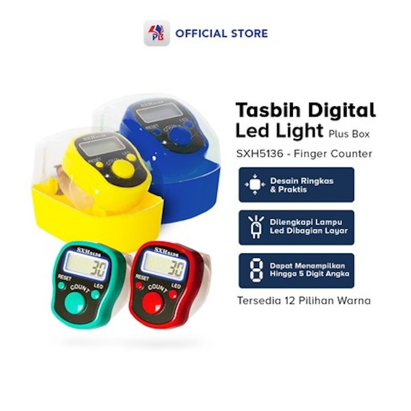SXH5136 Tasbih Digital LED Light Plus Box 2