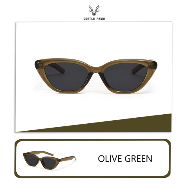  Gentle Fawn Kacamata Hitam Anti UV Cat Eye 19311