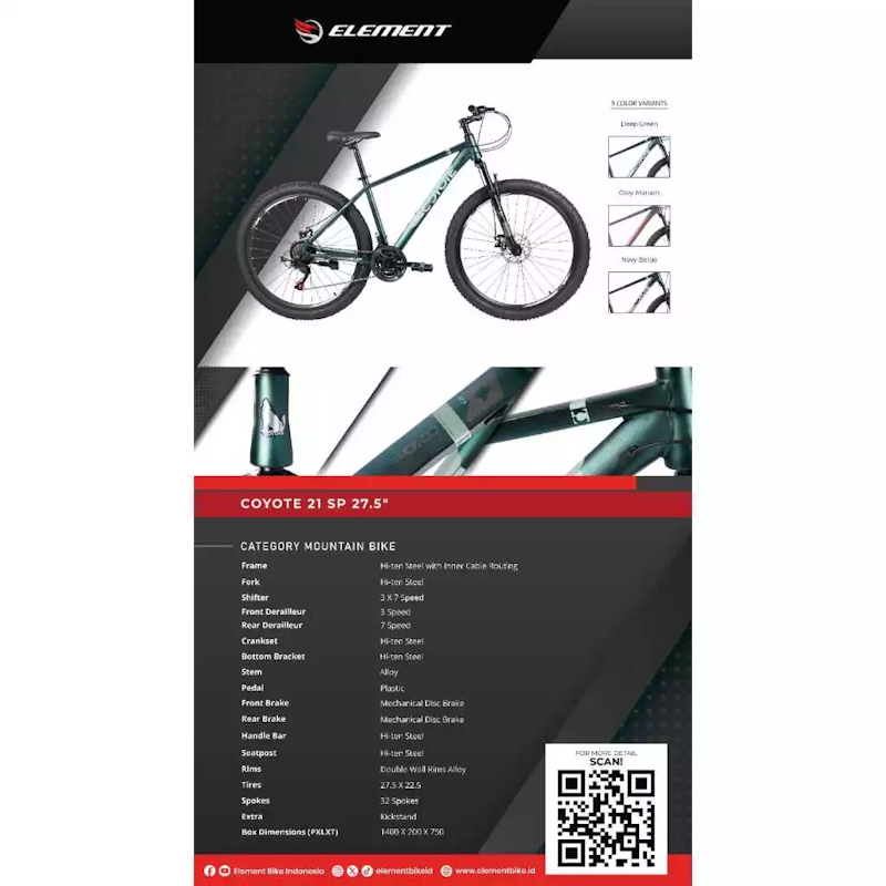 Element Bike Coyote 27.5 Inch 5
