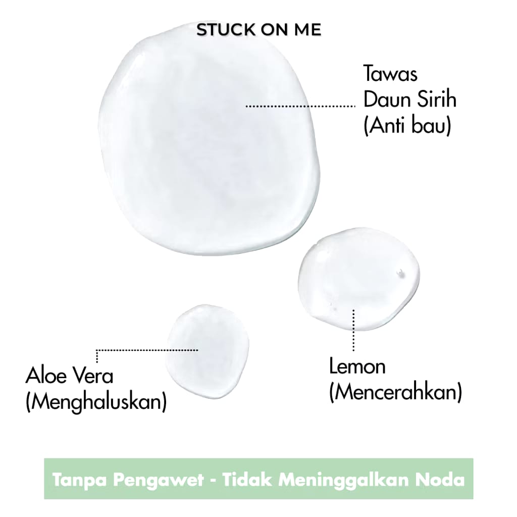 Stuck On Me Indonesia Stuck on Me Natural Serum Deodorant 