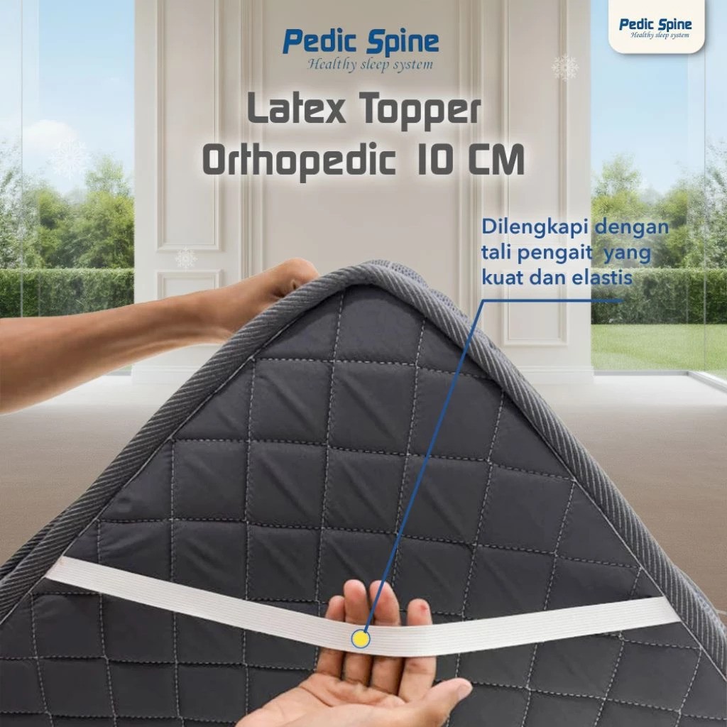 Pedic Spine Flex Fold Latex Topper (160 x 200 cm) 4