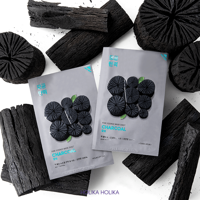 Enprani Co.,Ltd HOLIKA HOLIKA Pure Essence Mask Sheet Charcoal
