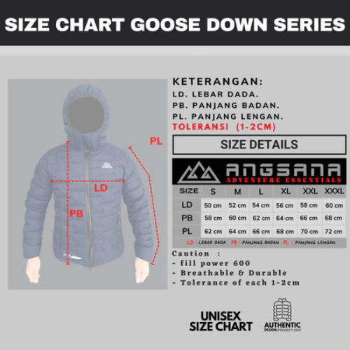 Anugerah Sanubari Alam Angsana Outdoor Jacket Goose Down