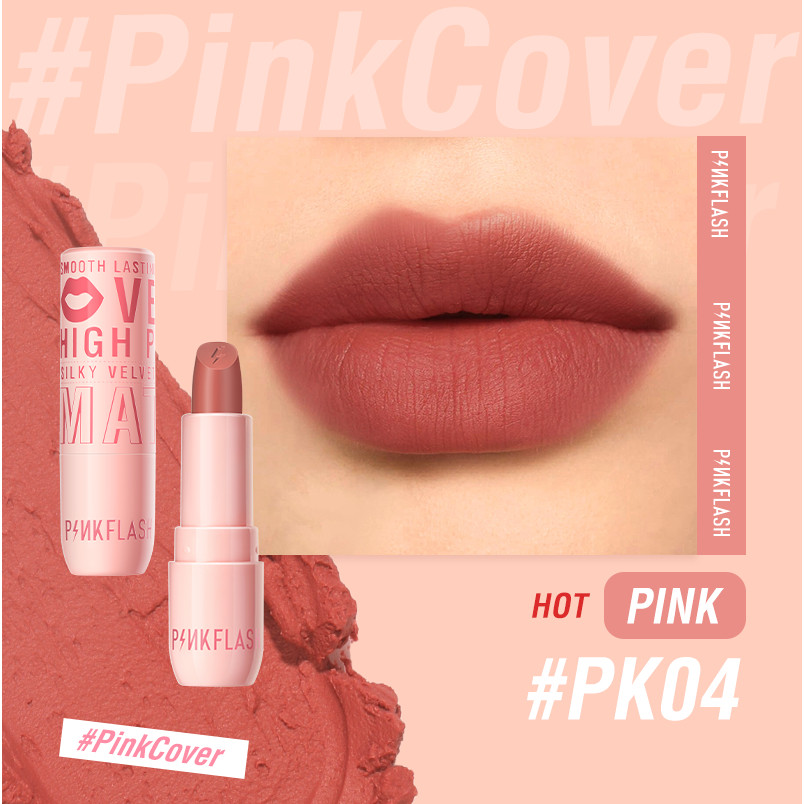 FCL Internasional Indonesia PINKFLASH #PinkCover Velvet Matte Lipstick (PK04)