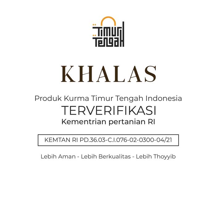 Timur Tengah Indonesia Timur Tengah Khalas Premium 1 kg
