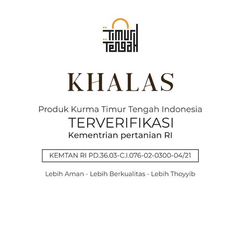 Timur Tengah Khalas Premium 1 kg 4