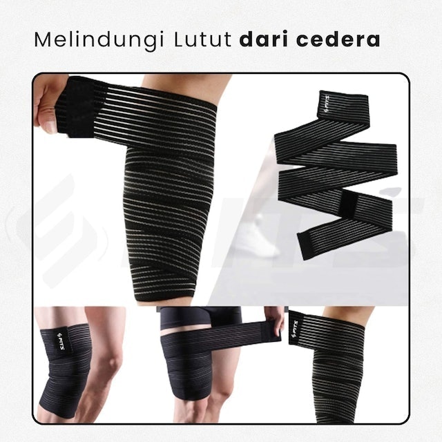 Knee Support Wrap Compression Pad Brace 2