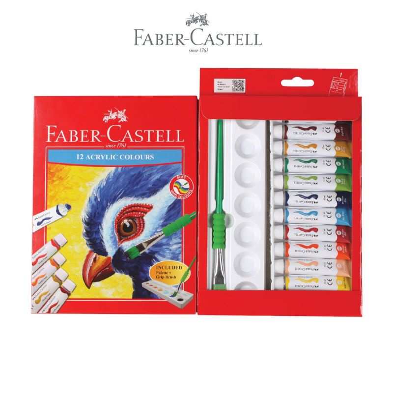 Faber-Castell Faber-Castell Acrylic Colours Set-12