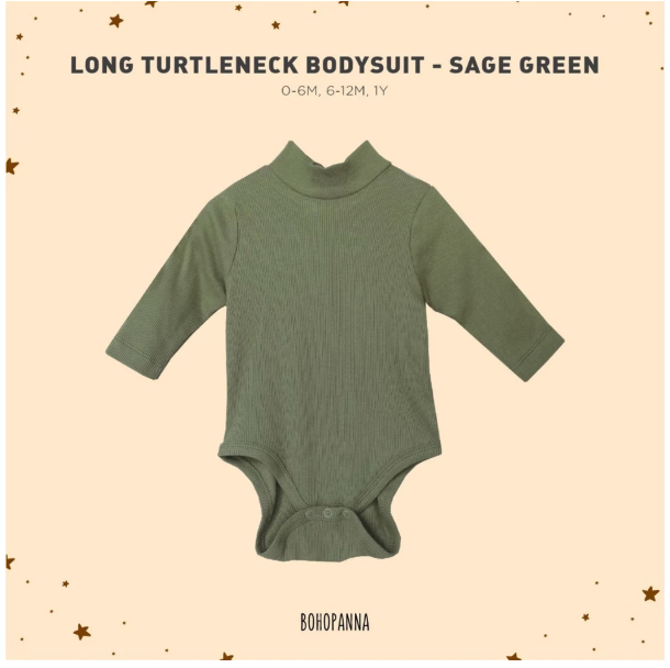 Hypefast Karya Nusantara BohoPanna Long Turtleneck Bodysuit 