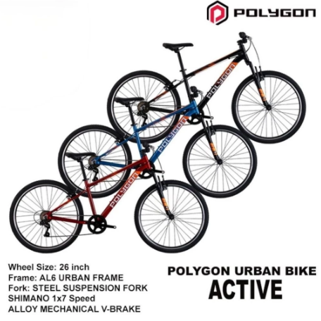 Polygon Sepeda City Hybrid Urban Active