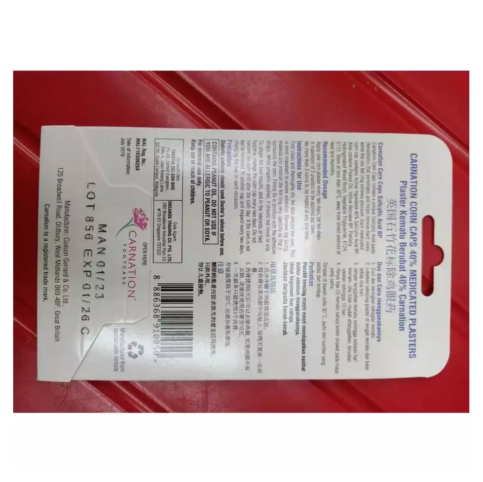 Cuxson Gerrard Carnation Corn Caps