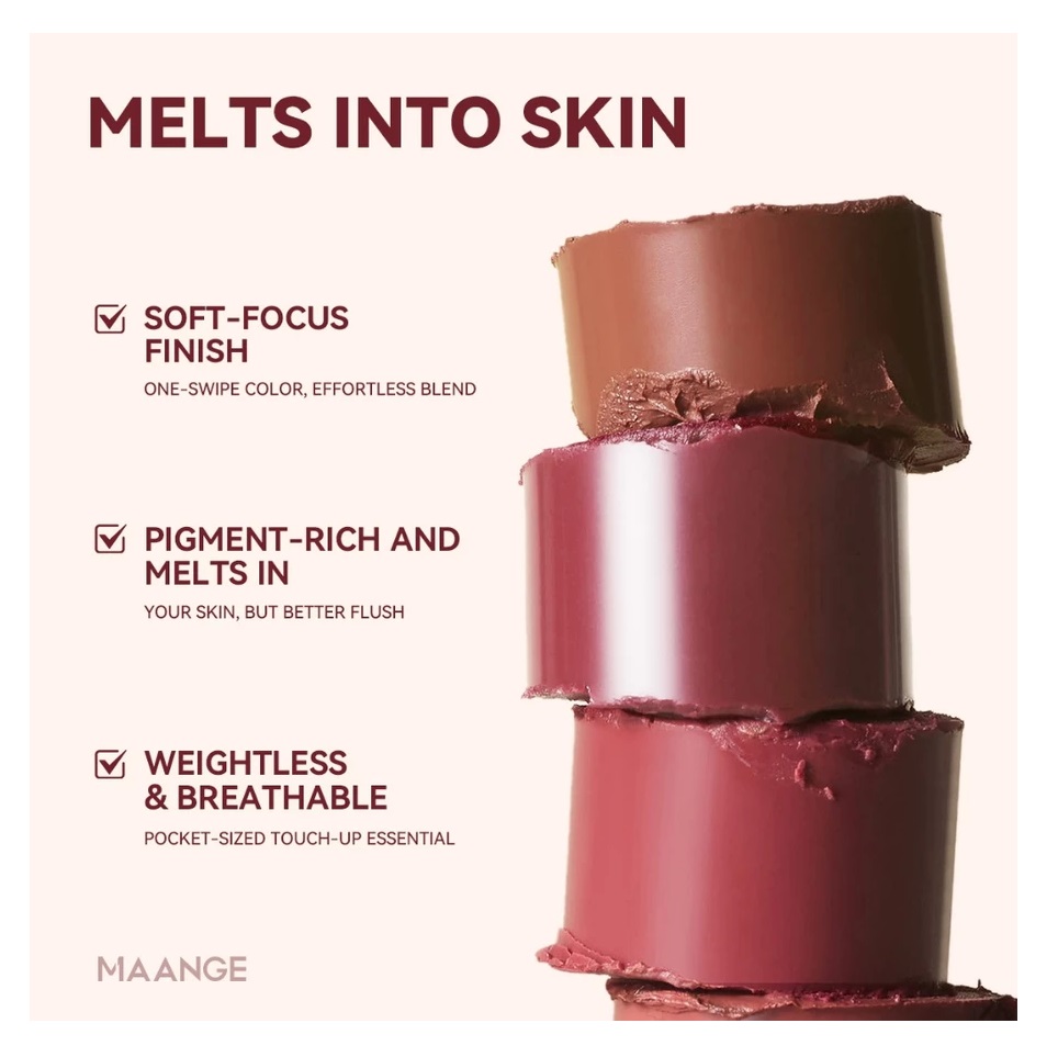 MAANGE Softlight Pigmet Blush Stick #O201 5