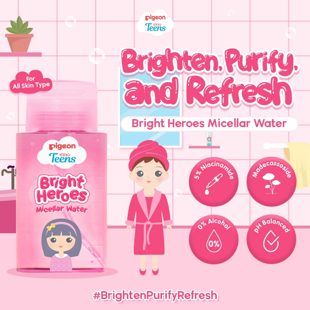 Pigeon Pigeon Teens Bright Heroes Micellar Water