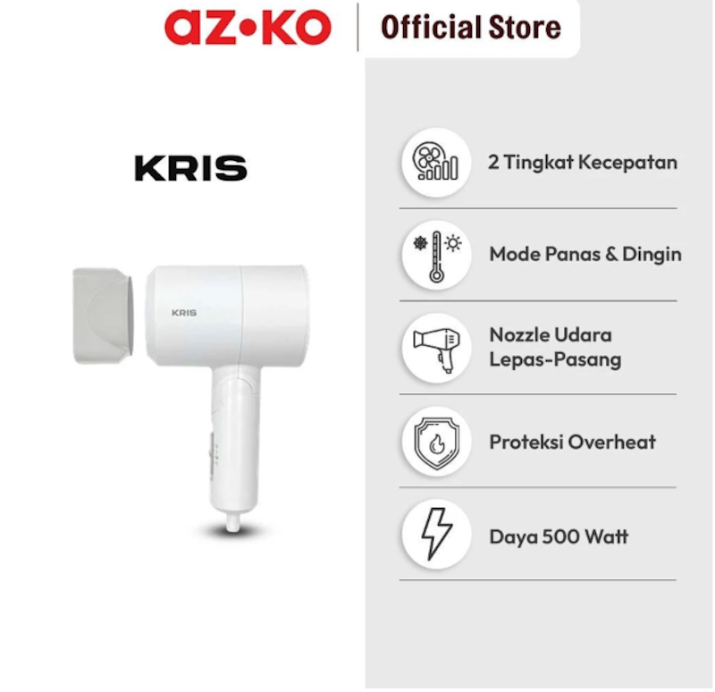 AZKO Kris Travel Hair Dryer 3