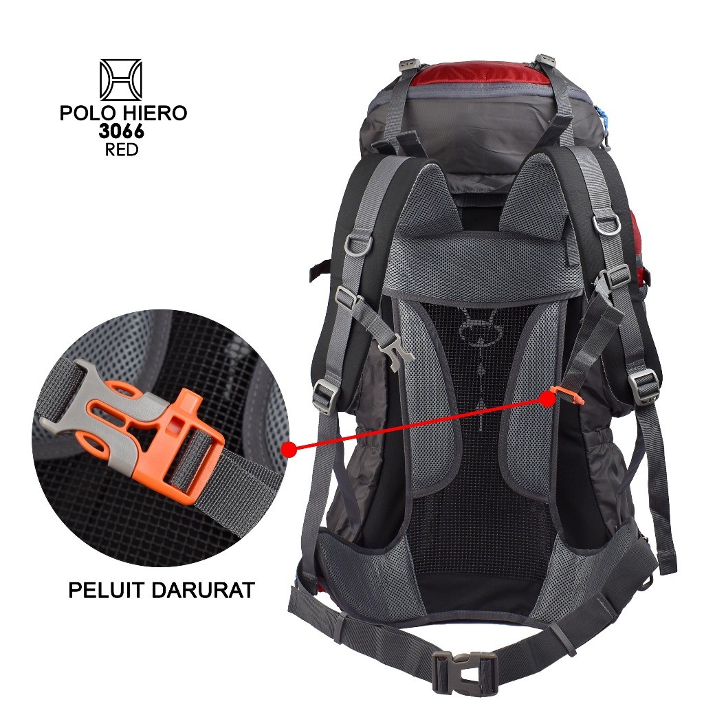  Central Polo Hiero Polo HieroTas Gunung 3066 80+5 Liter