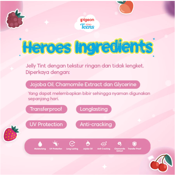 Pigeon Pigeon Teens Jelly Tint Cherry Kiss