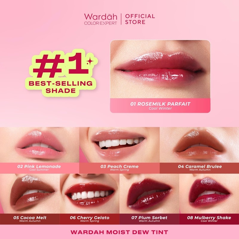 Moist Dew Tint 01 Rosemilk Parfait 3
