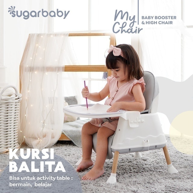 Sugar Baby  My Chair (Baby Booster & High Chair) : 6 Growing Stages