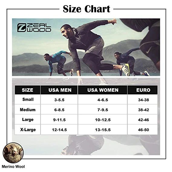 Zealwood Zealwood Travel MD Warm Merino Socks 19011