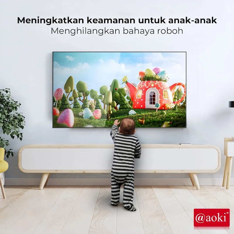 AOKI Bracket TV Full Motion Swivel Arm 19-60 Inch 4